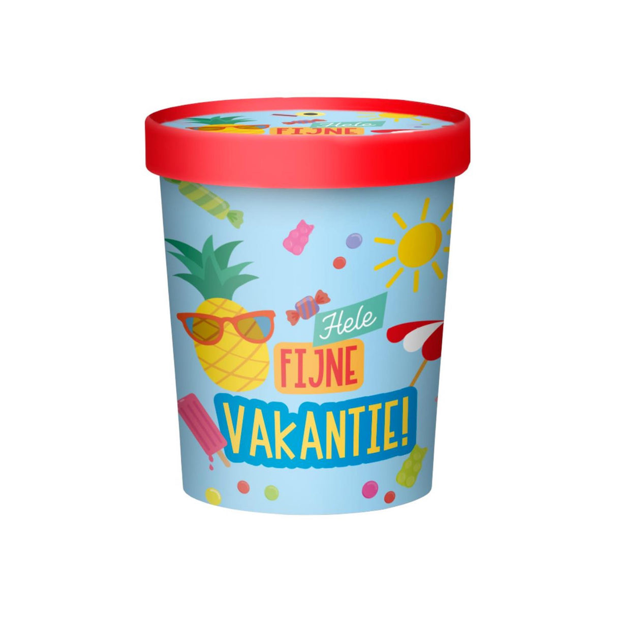 Paperdreams snoepbeker ø12x14cm - fijne vakantie
