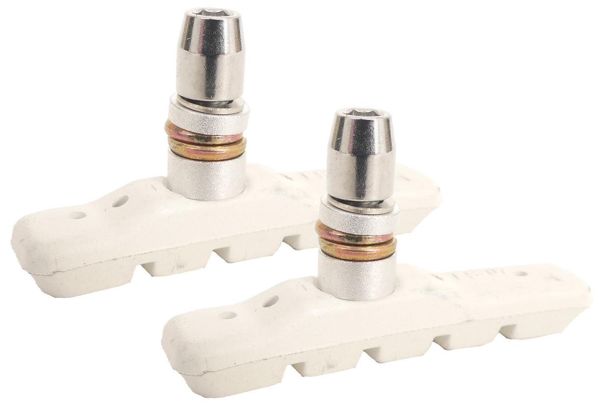 Rand Bremsblock Set V-Breme 72mm Wäiss (Aarbechtsplaz Box = 25 Sets)