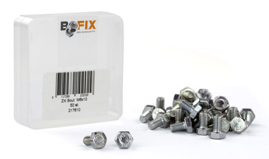 Bofix Hexagon Bolt M6x10 (50st)