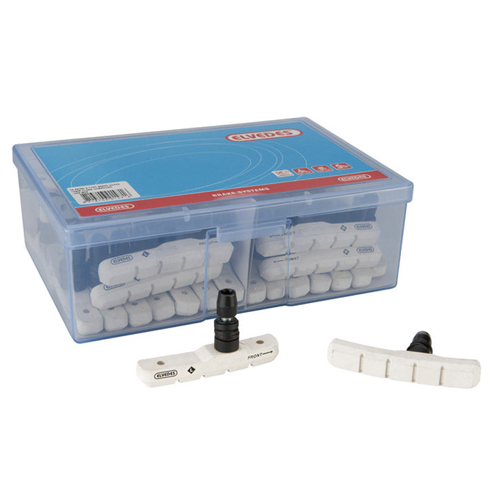 Brake block set Elvedes V -Brake 72 mm - White (25 pairs)