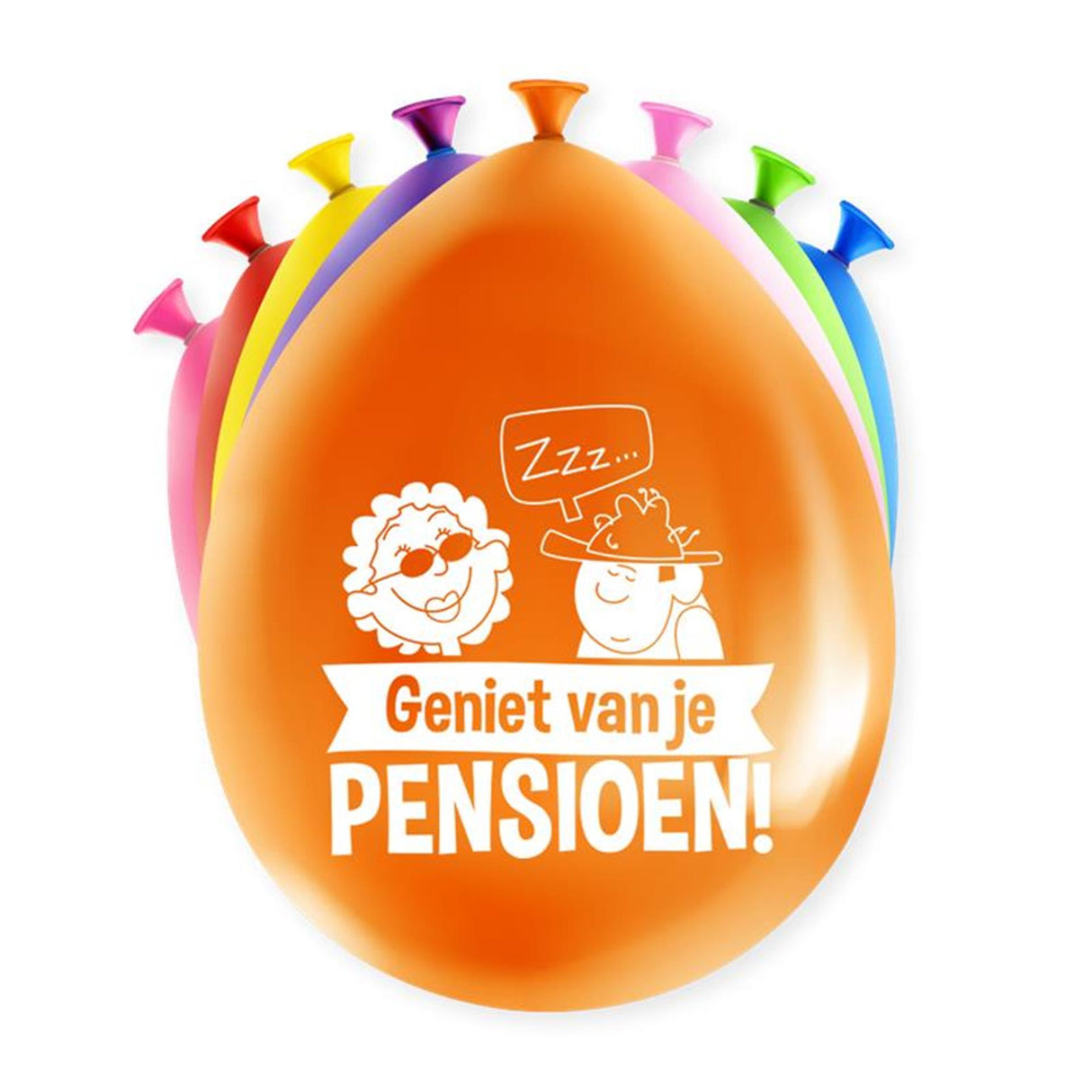Paperdreams happy party balloon - retirement 8pcs