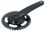 Miranda Crankset 38t Miranda 170mm Crank lámh le diosca 9.5cm dubh