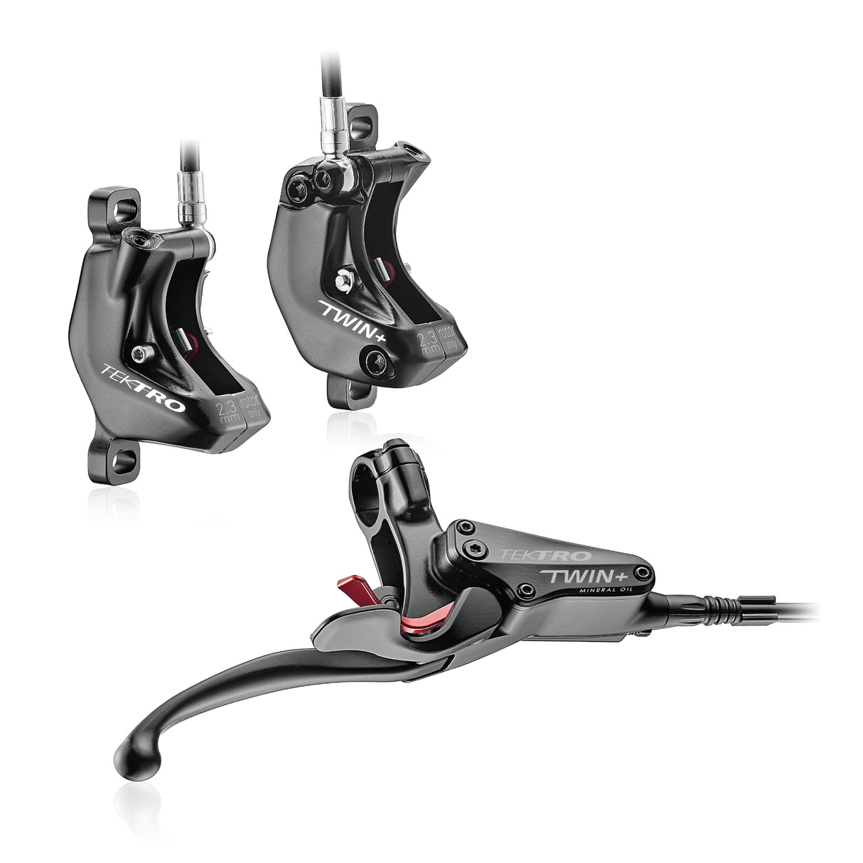 TEKTRO HD-E745 E-Cargo Aigura Left Brazo hidráulico Conjunto con divisor