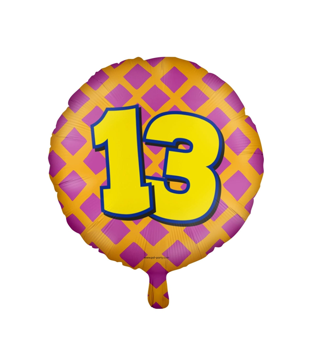 Paperdreams glad folieballon - 13 år