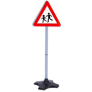 Alert outdoor traffic sign (1 piece) assorted | 4 pieces
