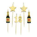 Velas para bolo Paperdreams - 18 anos