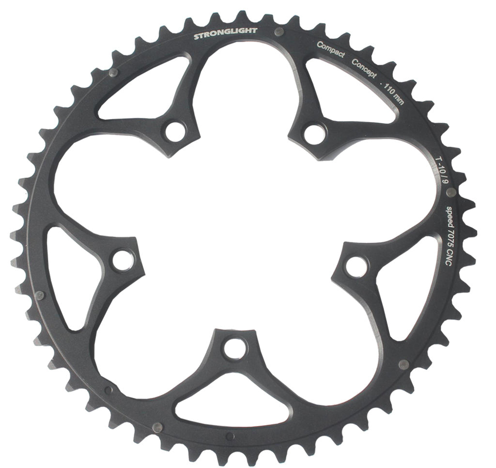 Stronglight chainring zicral 7075 t6 chain ring strongl.zircal 7075 t6 110mm 52t b