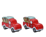 Lumineo storage tin van with Santa Claus