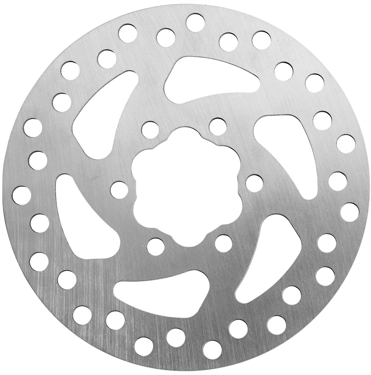 Elvedes BMX stainless steel brake disc Ø120mm with 6 brake disc bolts