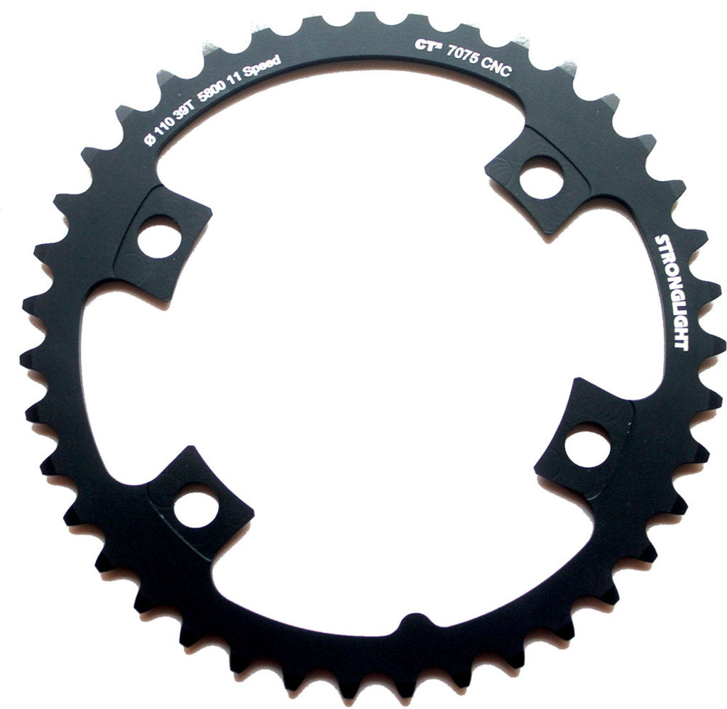 Stronglight chainring mod. 17 chain ring strongl. 39t inner aluminum black