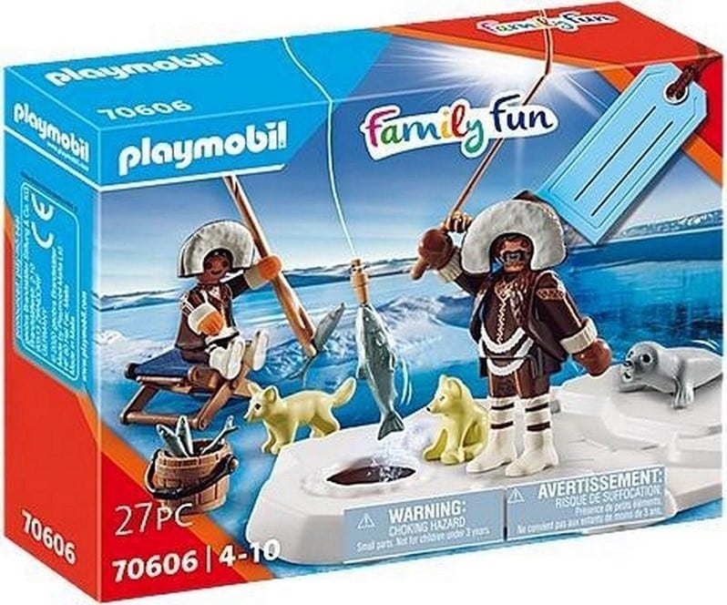 Playmobil family fun ice fishermen