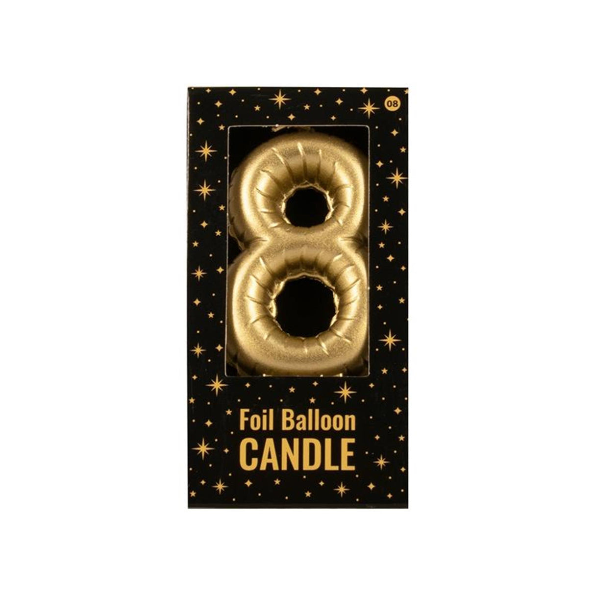 Paperdreams Folienballonkerze Gold – 8