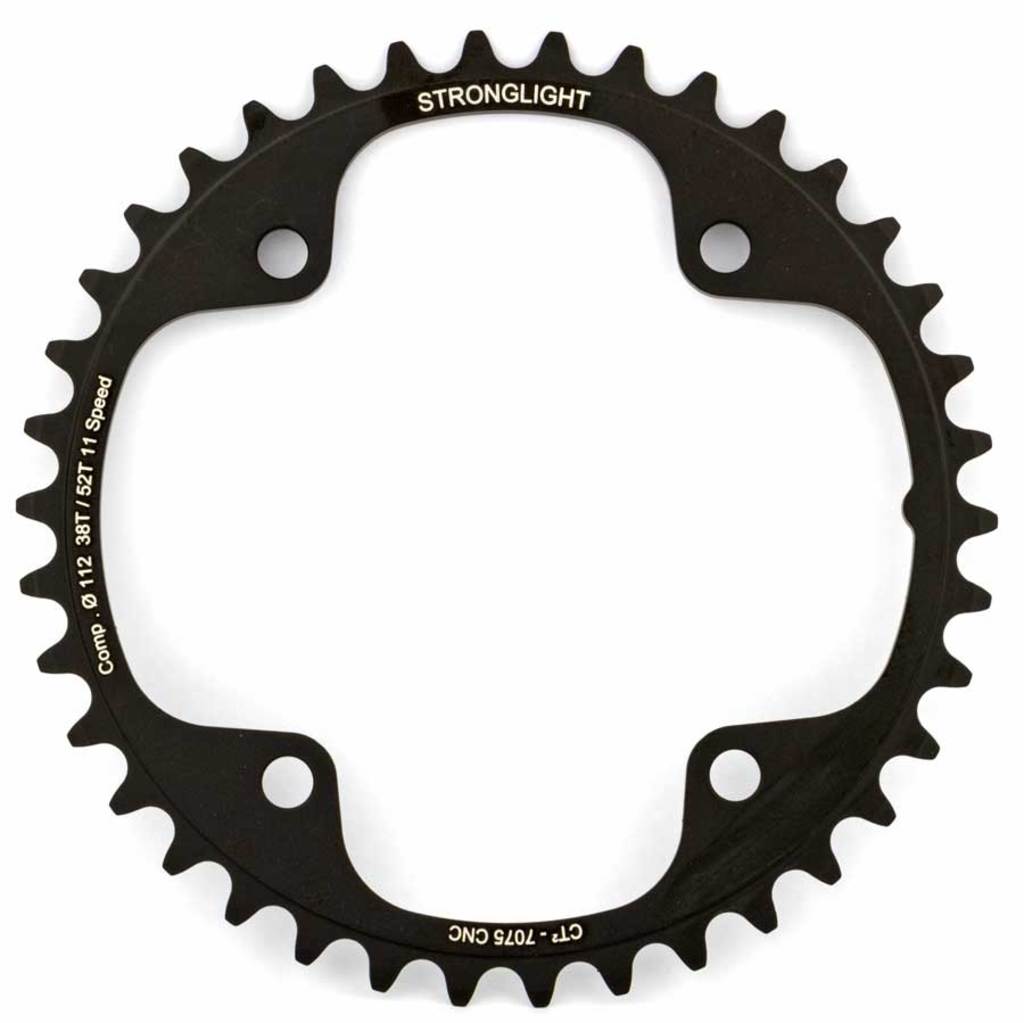 Stronglight chainring ct2 mod. 17 chain ring strongl. ct2 38t inner cer.-tefl.coat.