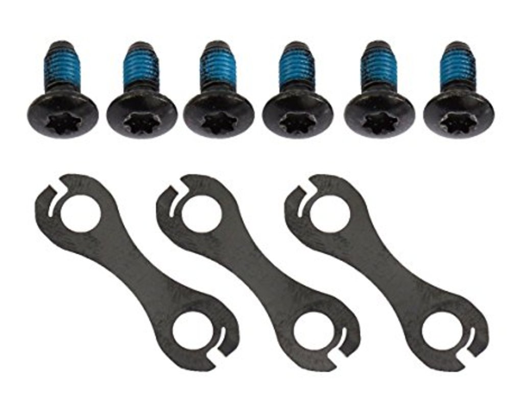 Conjunto de parafuso do disco de freio Shimano RT76 5x12 Torx Y8J298030