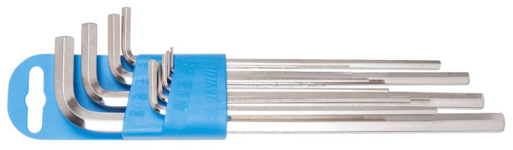 Unior hex key set 220 3lph long mm