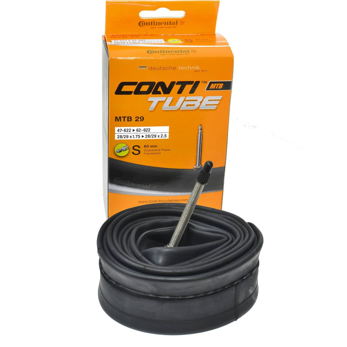 Continental inner tube MTB SV19 28 29 inch 47 62-622 SV 60 mm