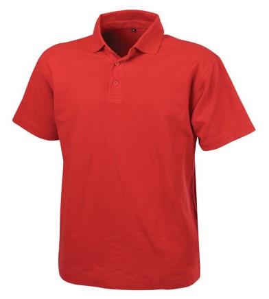 Dassy polo shirt leon katoen rood s