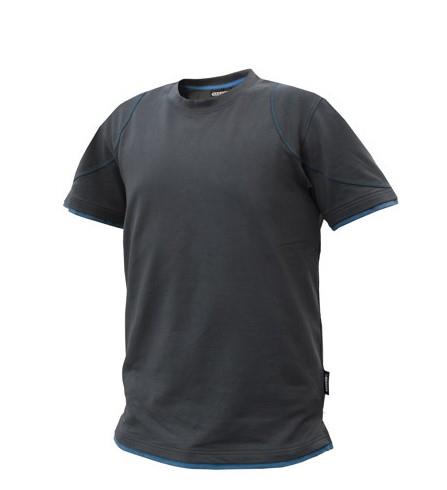 Dassy t-shirt kinetic grijs azuurblauw m
