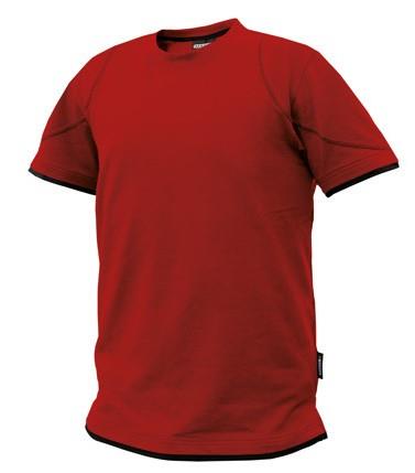 Dassy t-shirt kinetic rood zwart l