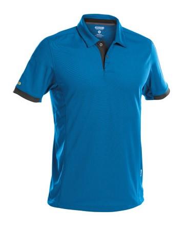 Dassy polo traxion azuurblauw grijs 4xl