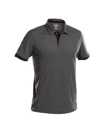 Dassy polo traxion grijs zwart l