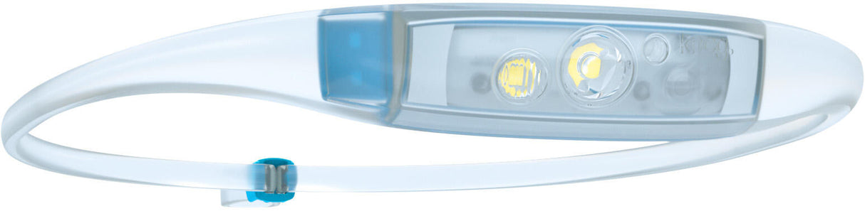 Knog hoofdlamp quokka run headlight quokka run transparent blue