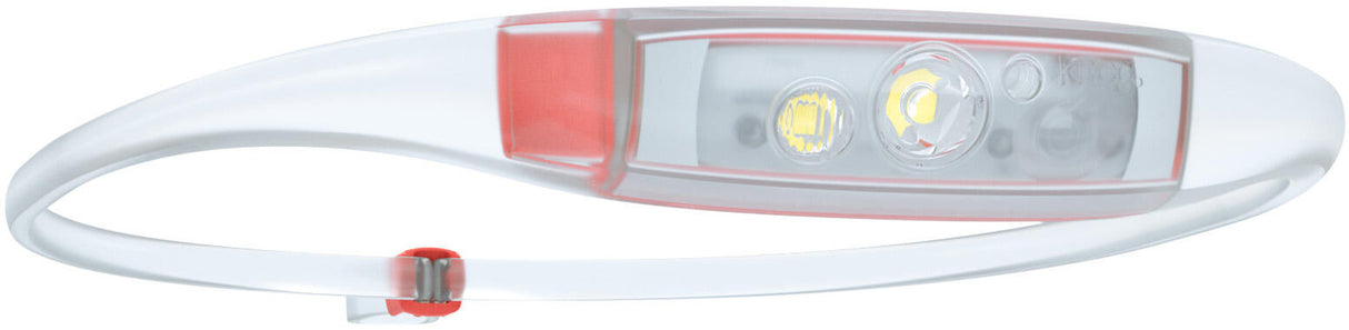 Knog hoofdlamp quokka run headlight quokka run transparent coral