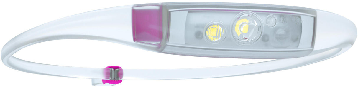 Knog hoofdlamp quokka run headlight quokka run transparent grape
