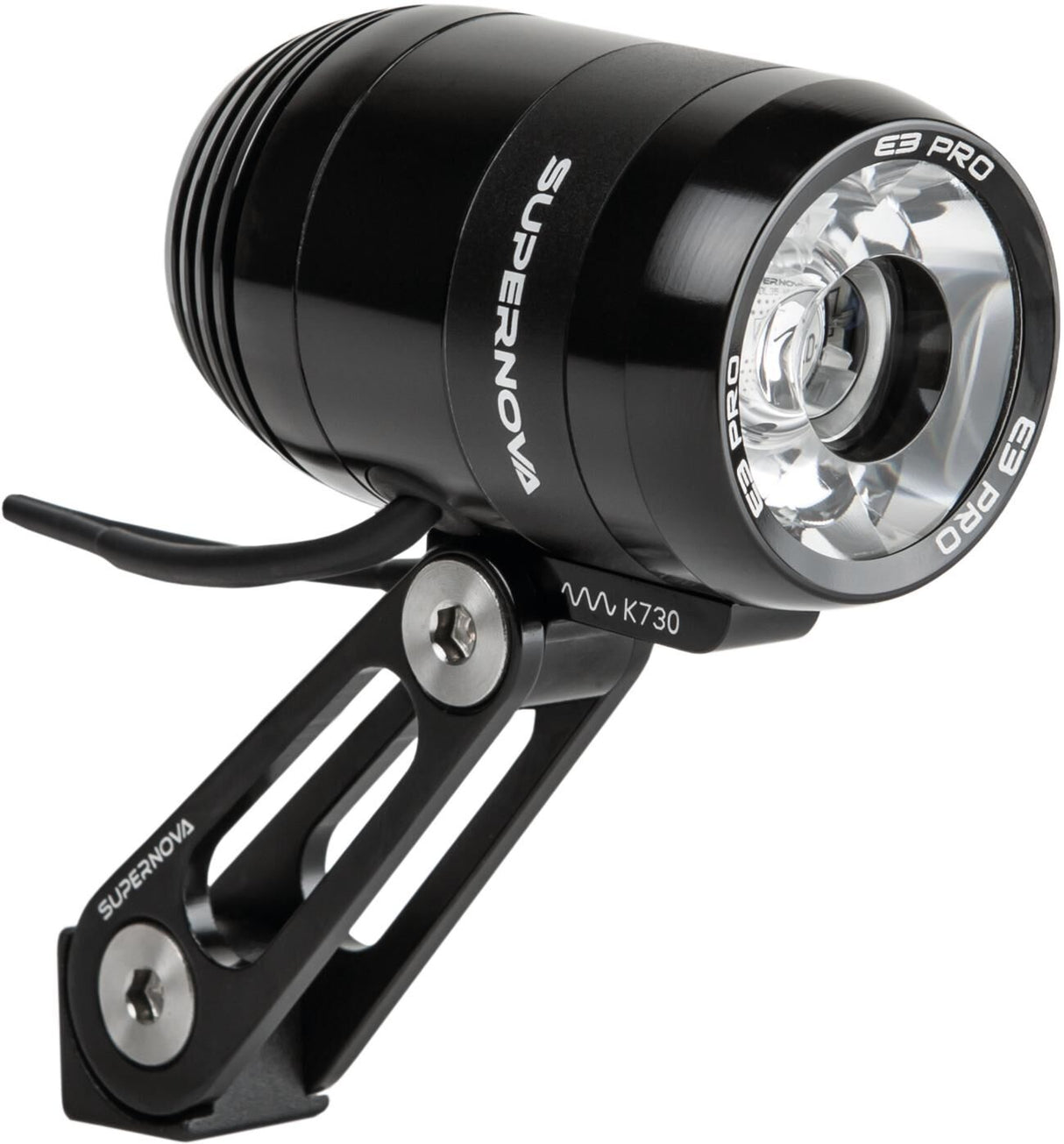 Supernova Supernova E3 2 Dynamo forlygte, sort