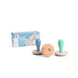 Sand Tampon Formes de bois 3 pièces BS Toys