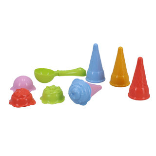 Sand shapes ice cream