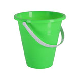 Bucket with handle assorti orange, green, yellow and blue