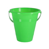 Bucket with handle assorti orange, green, yellow and blue