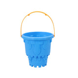 Castle Bucket With Handle Assorti Blue, Green, Red and Orange