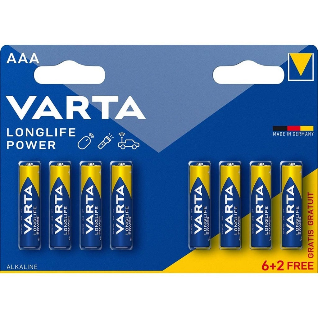 Batt va longlife power lr03 aaa potlood krt a 8