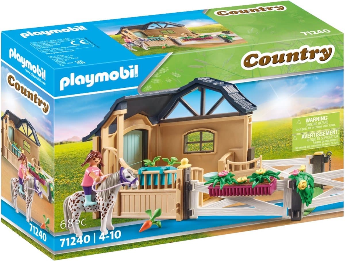 PlayMobil Country 71240 Expansion of Driving Stable