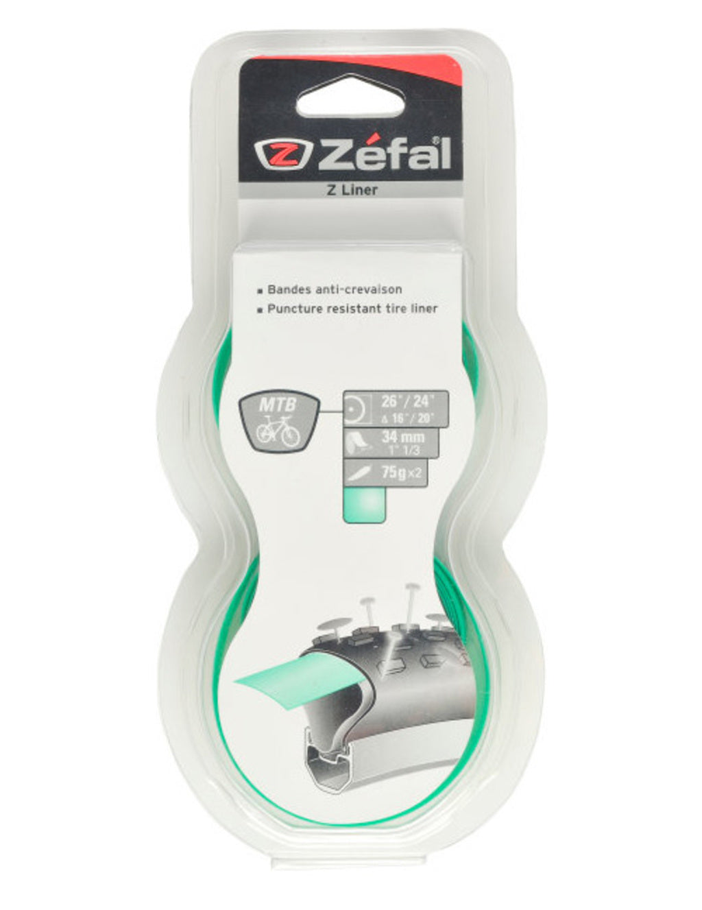 Antilek tape zef z liner 19mm gry set a 2