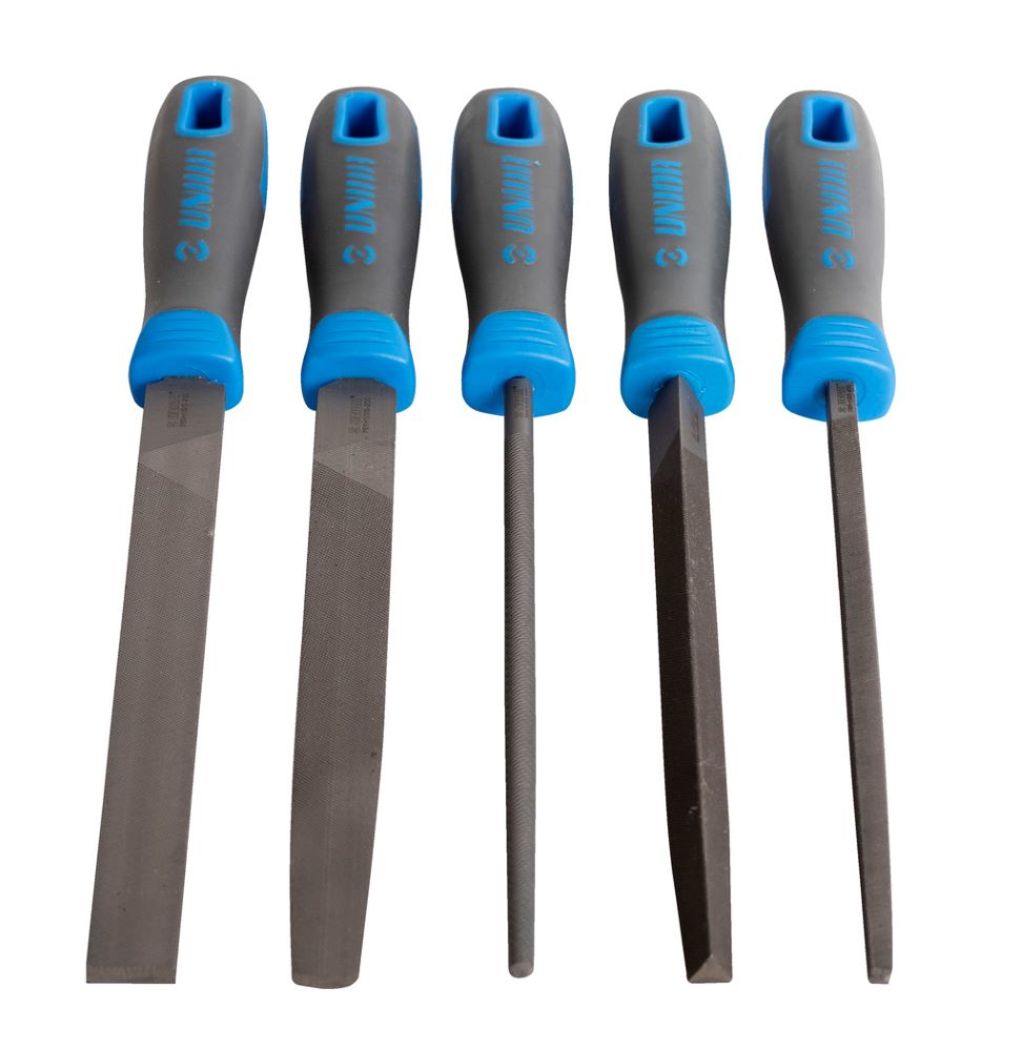 Unior grs filset 5 delar mjukt handtag