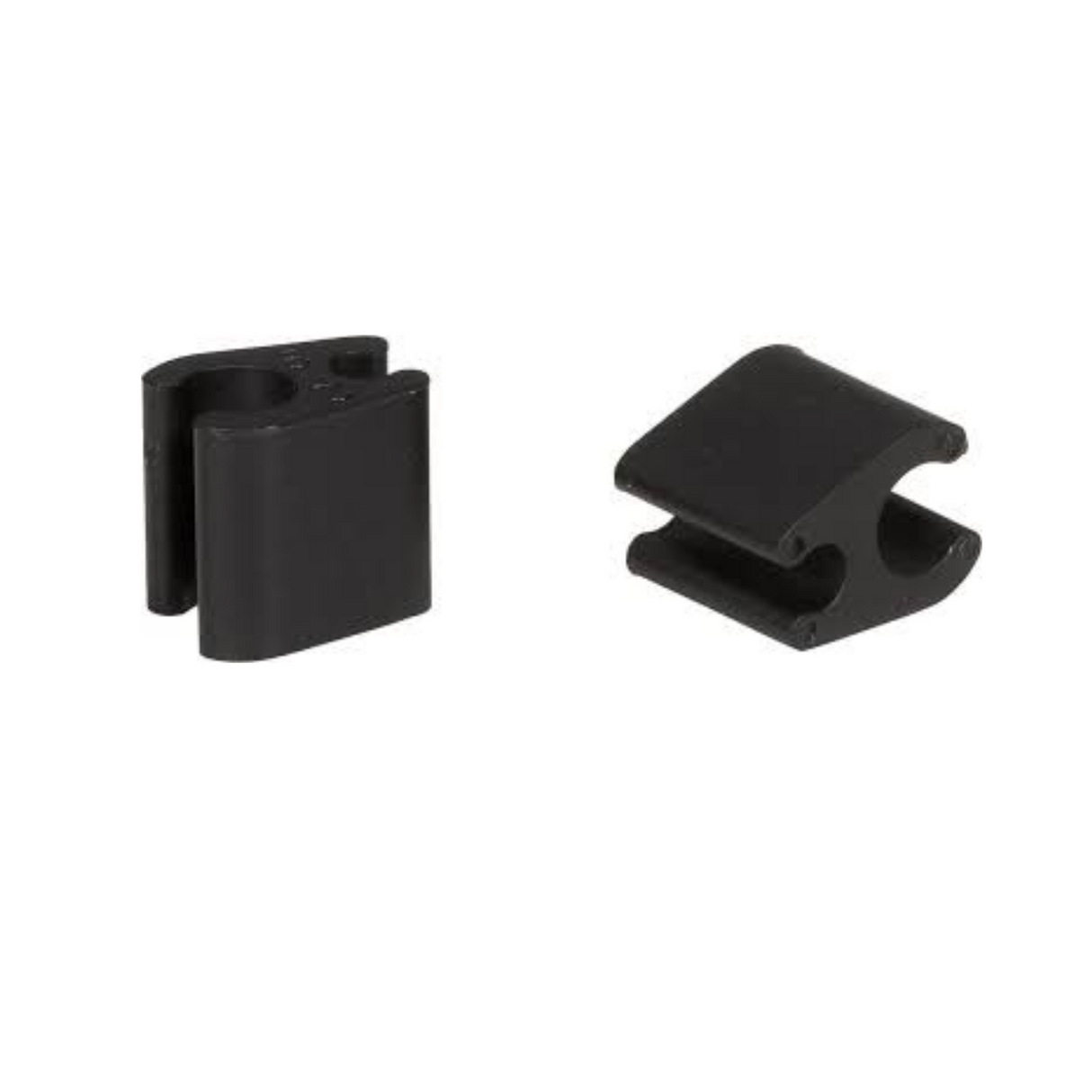 Elvedes kabelklip Duo PVC 4,1 mm + 4,1 mm sort (50 stykker)