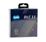 Łańcuch rowerowy KMC DLC 11 118 Schakels - Czerwony czarny