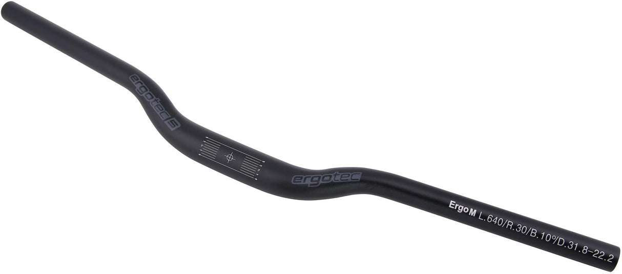 Ergotec Dirección Ergo M 31.8 640 mm Matte Black