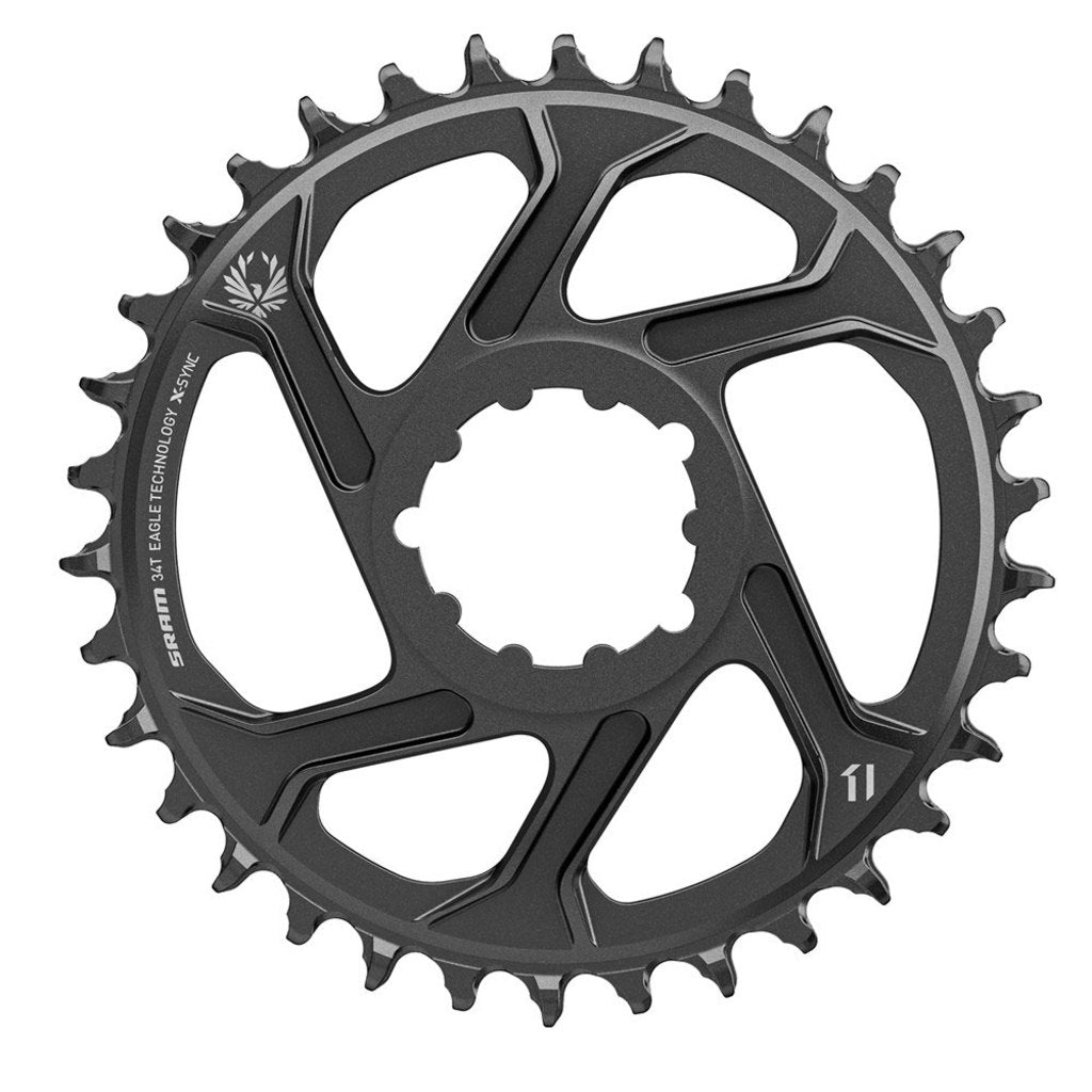 Sram chainring x-sync2 sl chain ring x-sync2 sl 34 teeth alu black