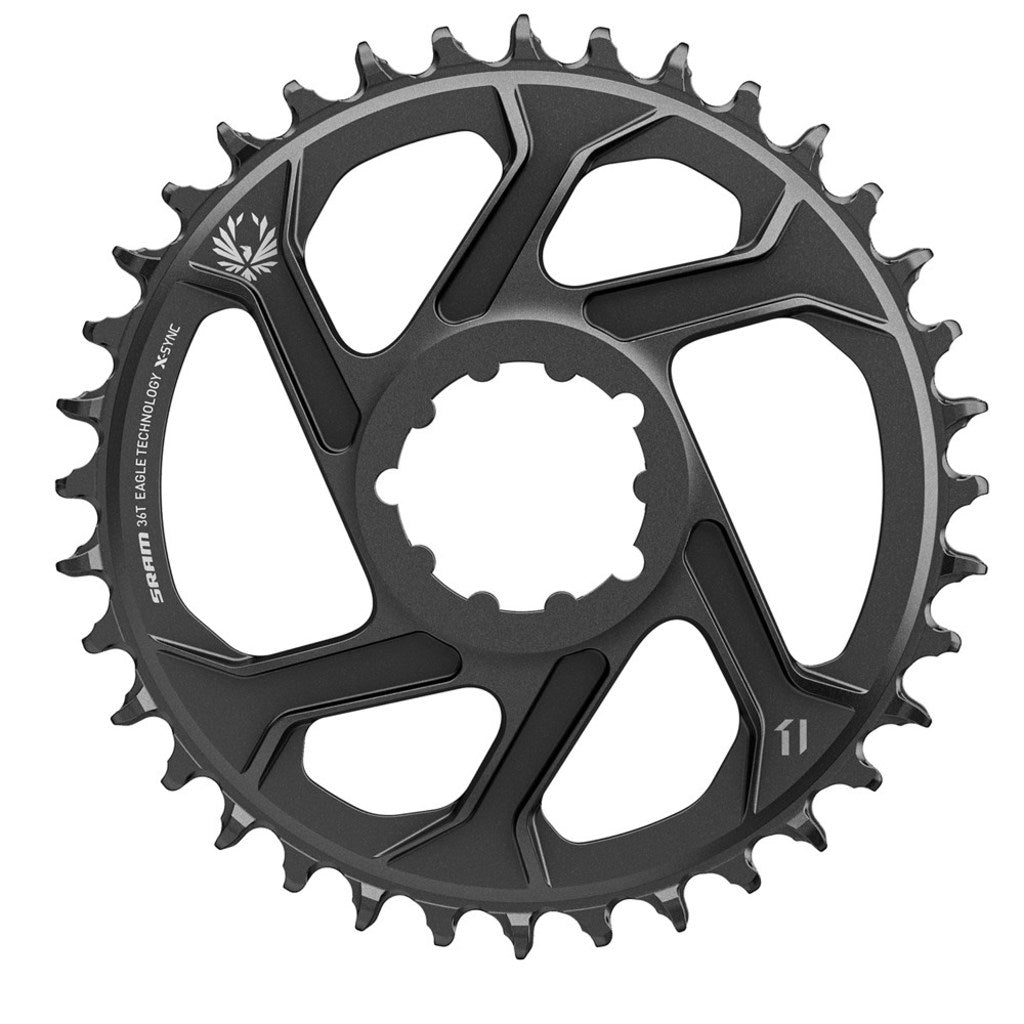 Sram chainring x-sync2 sl chain ring x-sync2 sl 36 teeth alu black