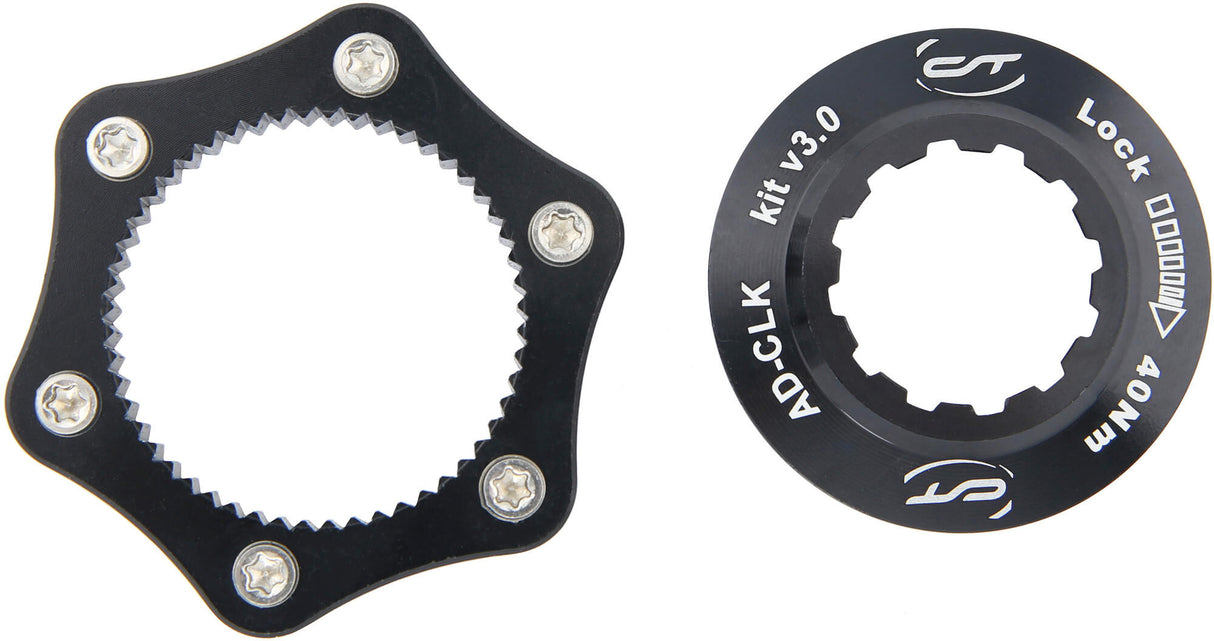 Contec brake disc adapter CDA-CL CT disc brake adapter CDA-CL center lock black