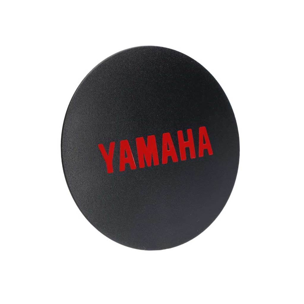 Yamaha ebp cover m red logo stator cover black