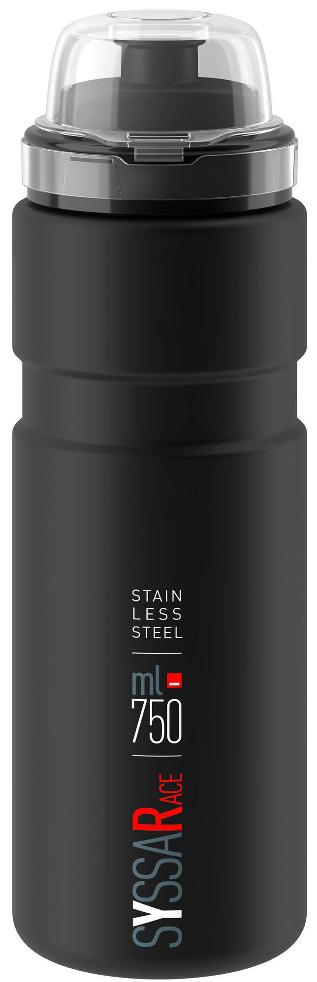 Elite water bottle syssa bottle syssa 750ml matt black