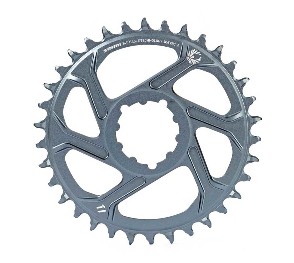 Sram chainring x-sync 2 chain ring x-sync 2 34t polar gray
