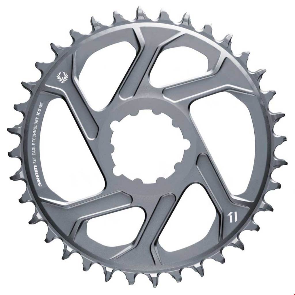 Sram chainring x-sync 2 chain ring x-sync 2 38t polar gray