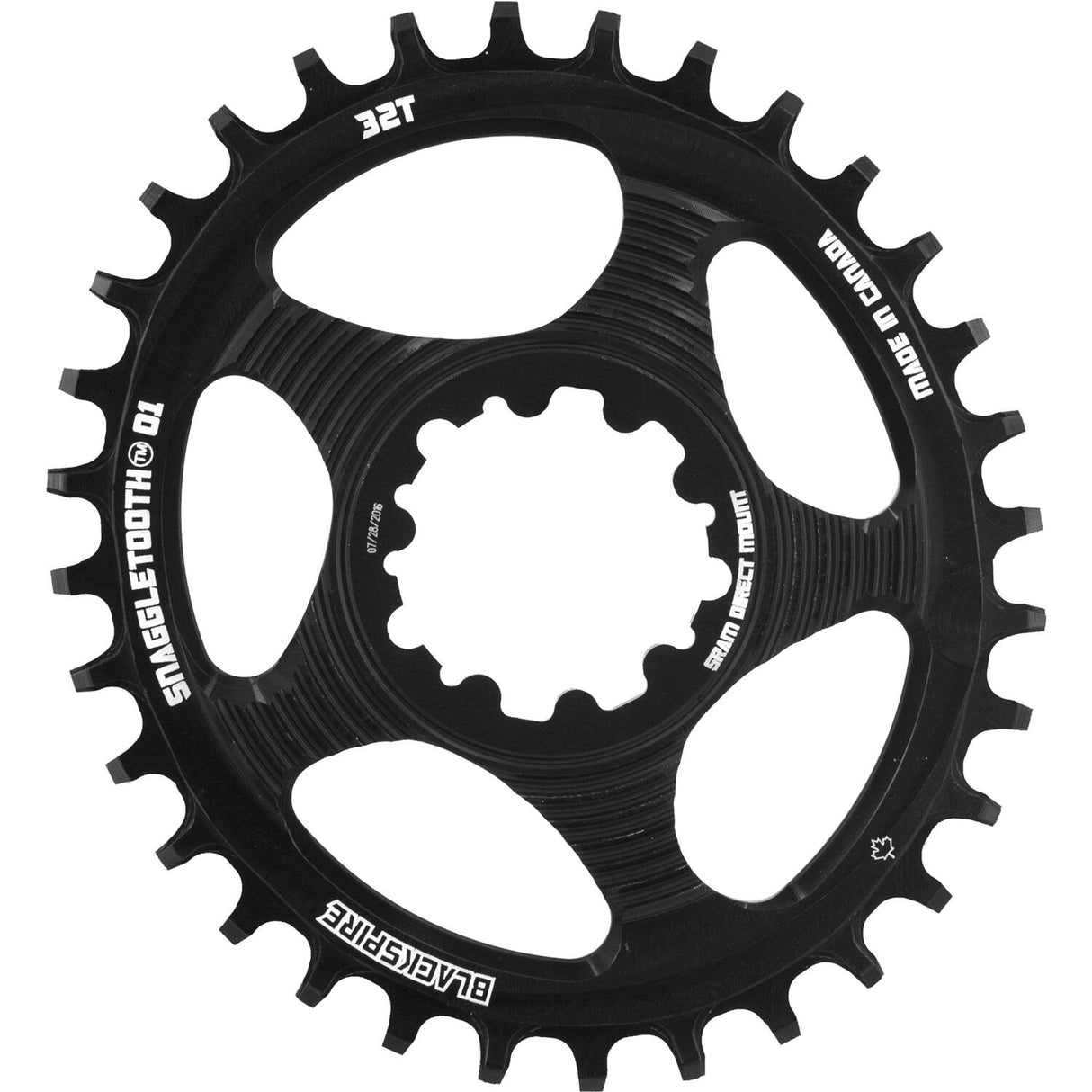 Blackspire - - Chain Top Top Snaggletooth Oval SRAM Spline 32 Offset de 6 mm