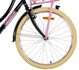 Bicicleta infantil Volare Excellent - Meninas - 24 polegadas - Preta - 3 marchas